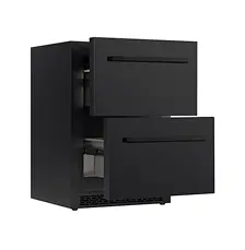 מקפיא 2 מגירות למטבח גינה 118 ליטר שחור