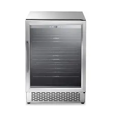 מקרר חוץ 150 ליטר בגימור נירוסטה