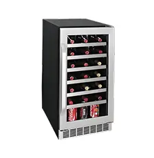 מקרר יין בנוי 34 בקבוקים